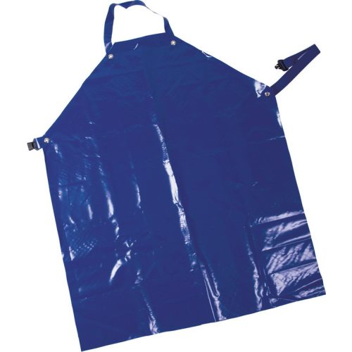 3297 Șort din piele artificială de culoare albastră