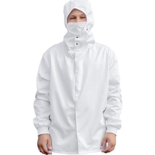 46002 Haină albă pentru industria  alimentară cu protecție  extremă 