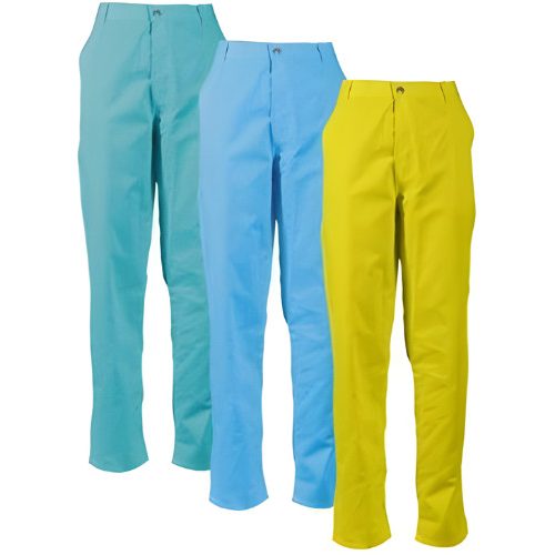 4602 pantalon de talie alb pentru industria  alimentară in diferite culori