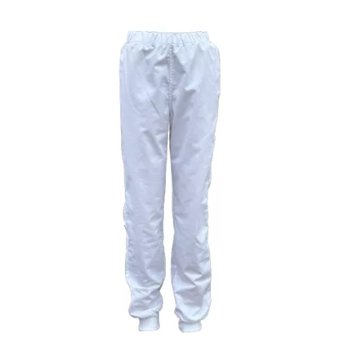 46061 pantalon de talie alb pentru  industria alimentară cu elastic