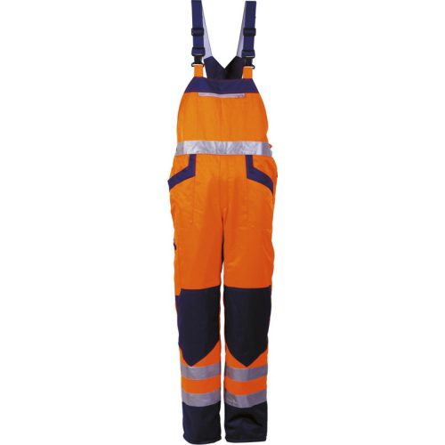 46719  Pantalon cu pieptar,  căptușit, de bună vizibilitate