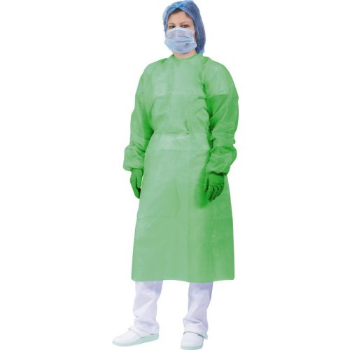 4741 Halat din polipropilenă, de unică folosință, cu șnur culoare verde